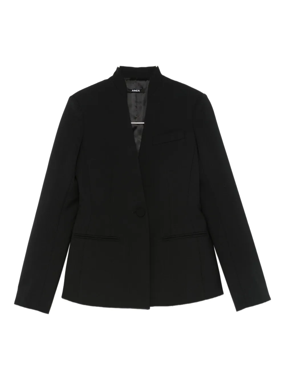 Однобортный пиджак Amen, черный
Однобортный пиджак Amen, черный