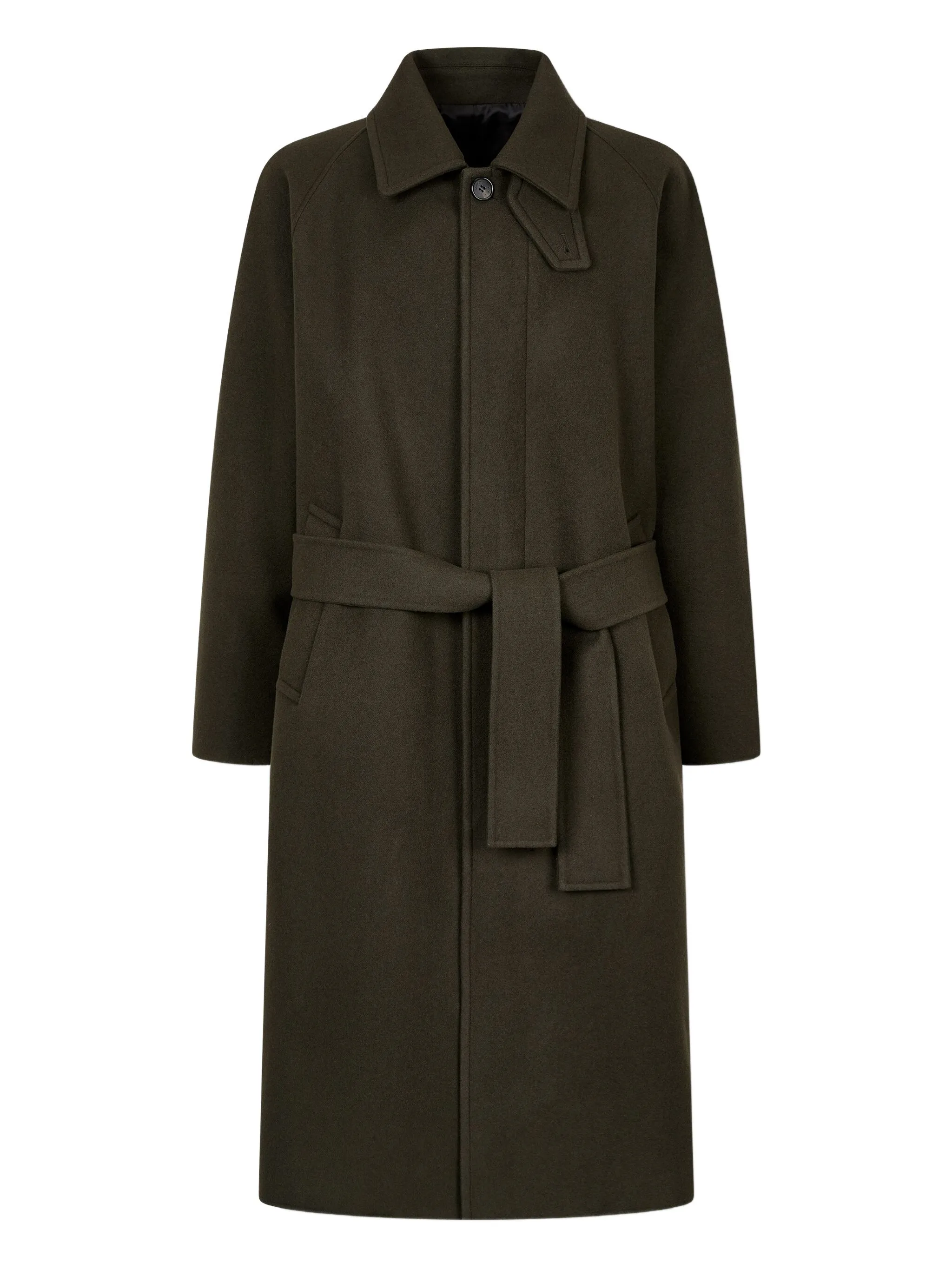 Шерстяное пальто с поясом Studio Tomboy, зеленый
Шерстяное пальто с поясом Studio Tomboy, зеленый