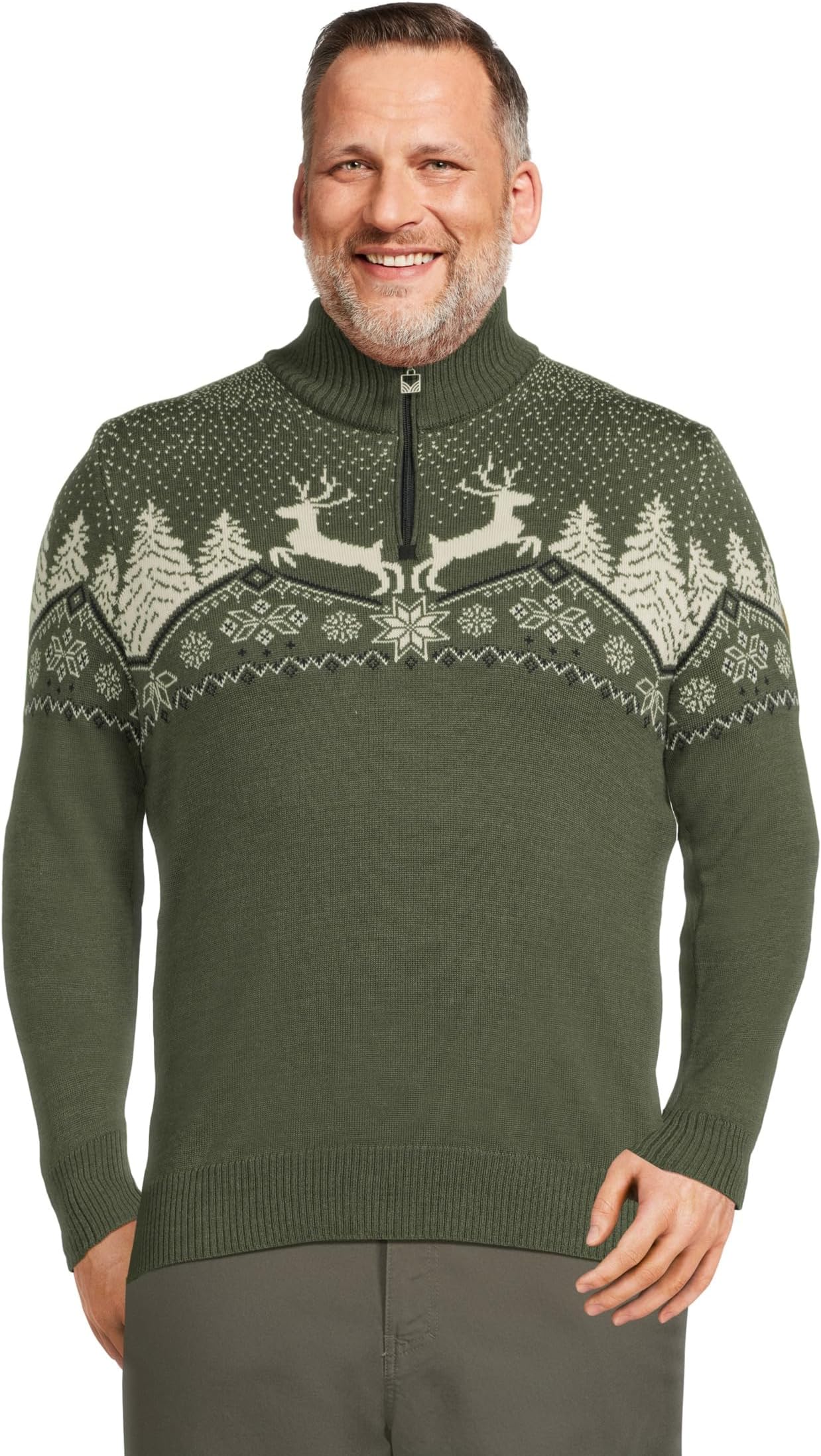 Свитер Dale of Norway Men's Christmas Masculine Sweater, Loden/Offwhite/Navy
Свитер Dale of Norway Men's Christmas Masculine Sweater, Loden/Offwhite/Navy