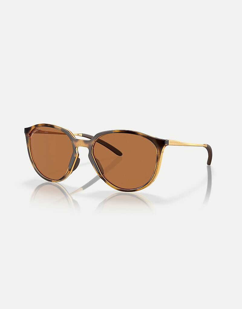 Круглые поляризационные солнцезащитные очки Oakley Sielo черепахового цвета с полированной отделкой и коричневыми линзами
Круглые поляризационные солнцезащитные очки Oakley Sielo черепахового цвета с полированной отделкой и коричневыми линзами