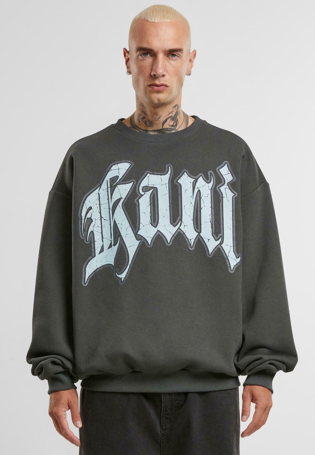 Толстовка INSIDE OUT CREW Karl Kani, серый 
Толстовка INSIDE OUT CREW Karl Kani, серый
