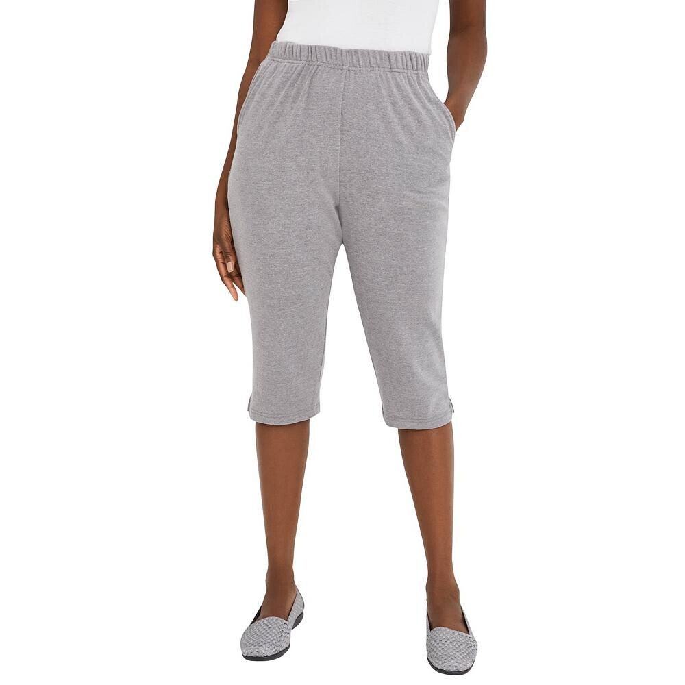 Женские мягкие легкие капри больших размеров Jessica London, цвет Medium Heather Grey
Женские мягкие легкие капри больших размеров Jessica London, цвет Medium Heather Grey