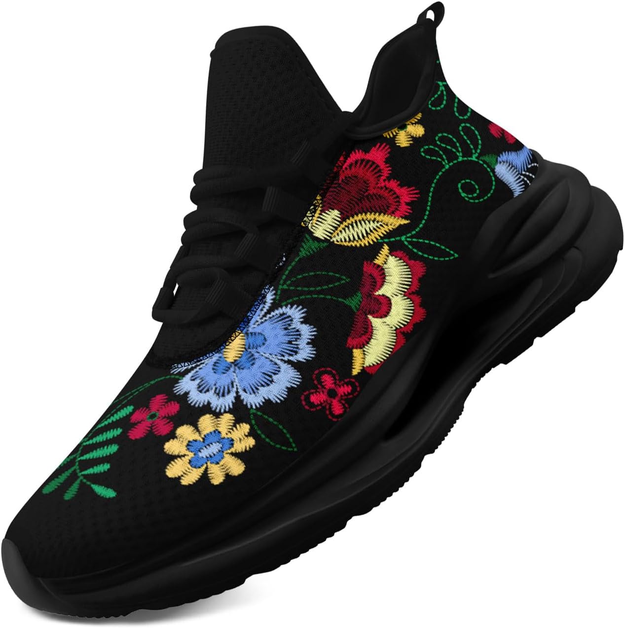 Дышащие кроссовки из сетки для мужчин и женщин - с дизайном цветов, черепа и подсолнуха, легкие кроссовки на шнуровке Awsole, черный/красный/синий/зеленый
Дышащие кроссовки из сетки для мужчин и женщин - с дизайном цветов, черепа и подсолнуха, легкие кроссовки на шнуровке Awsole, черный/красный/синий/зеленый