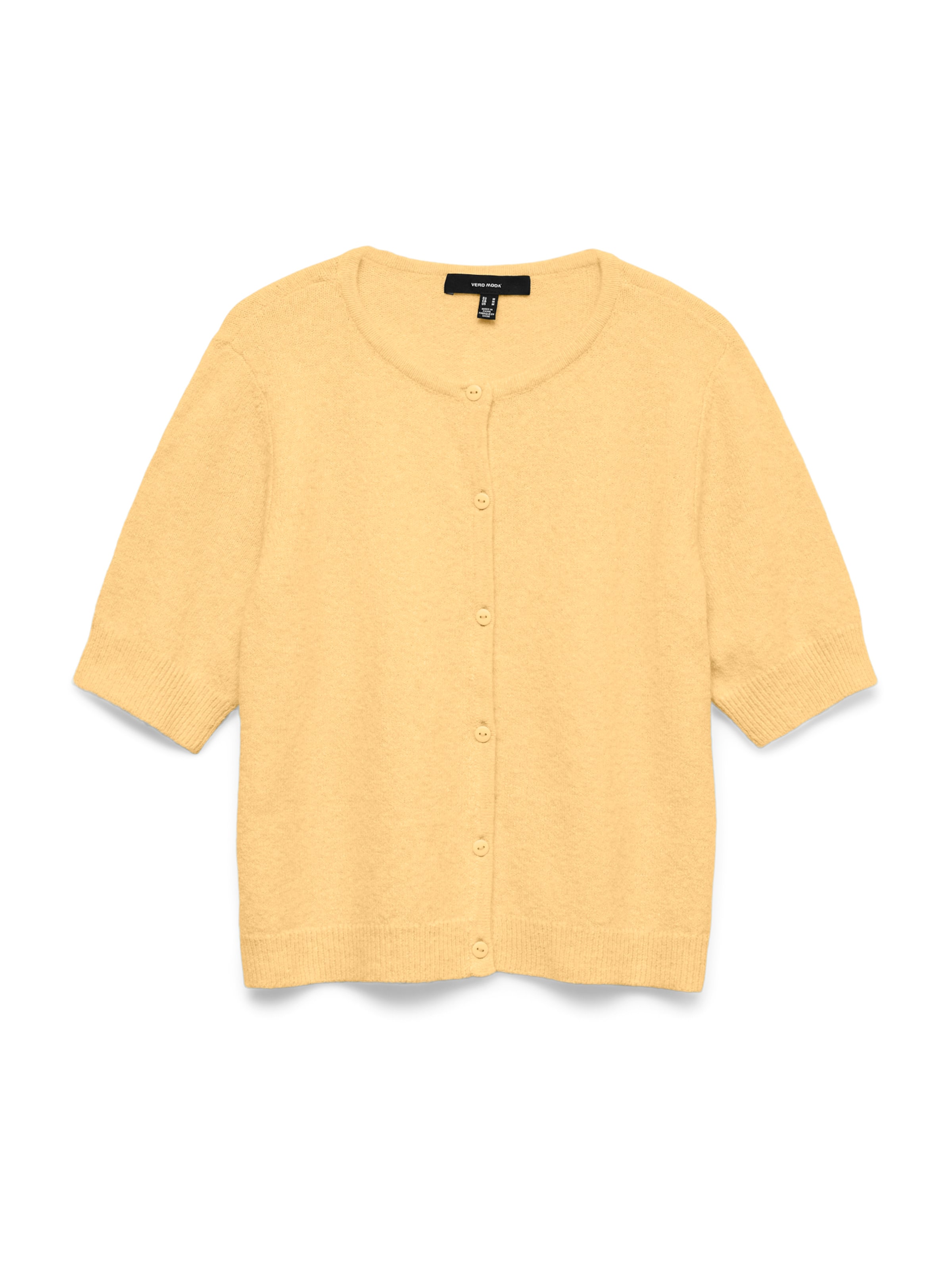 VERO MODA Кардиган 'VMDoffy' вязаный лимонного цвета
VERO MODA Кардиган 'VMDoffy' вязаный лимонного цвета