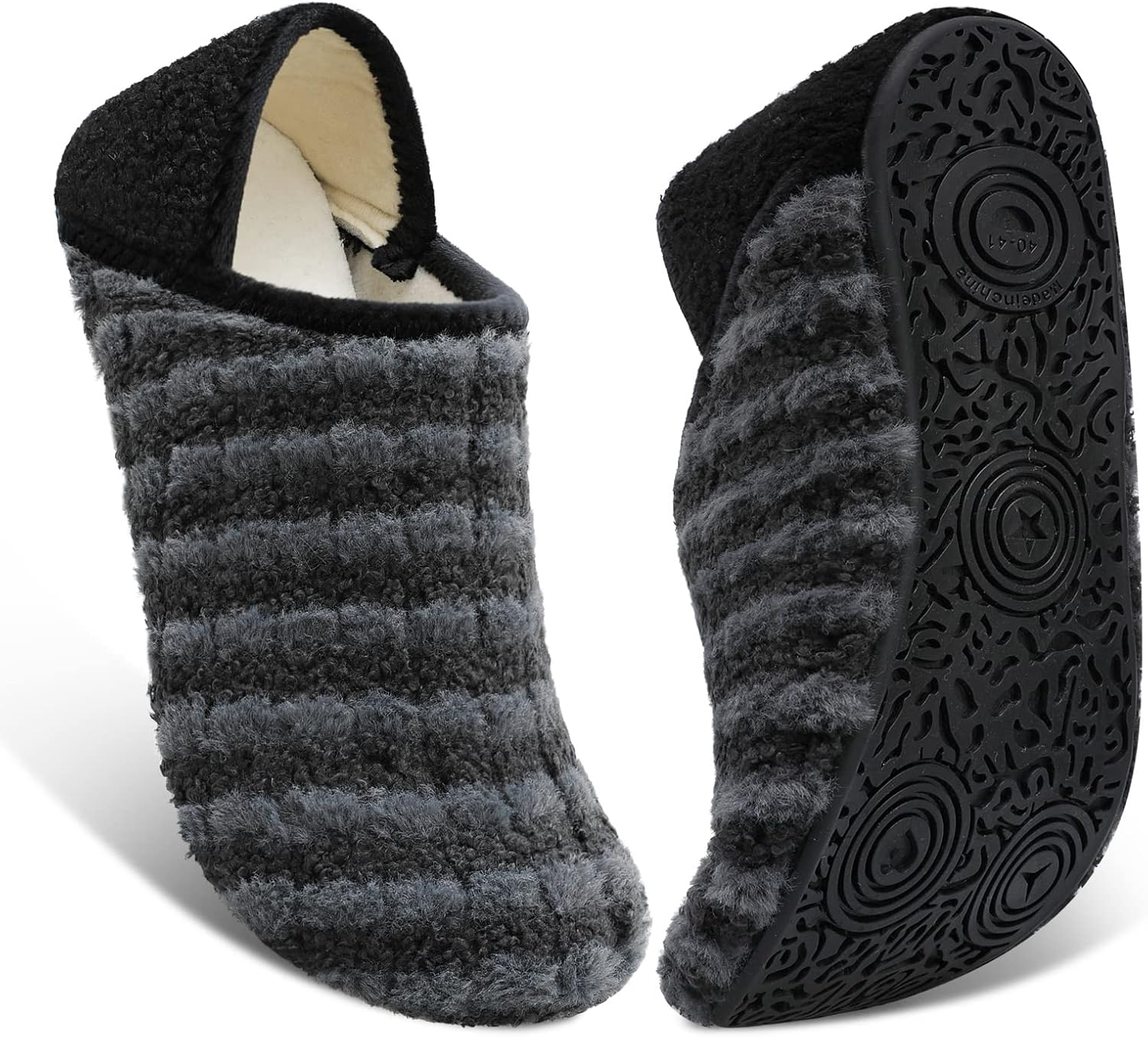 Женские и мужские тапочки Fires с резиновой подошвой, мягкие и легкие, домашние носочные тапочки для носки дома, нескользящие для использования внутри и снаружи, темно-серый
Женские и мужские тапочки Fires с резиновой подошвой, мягкие и легкие, домашние носочные тапочки для носки дома, нескользящие для использования внутри и снаружи, темно-серый