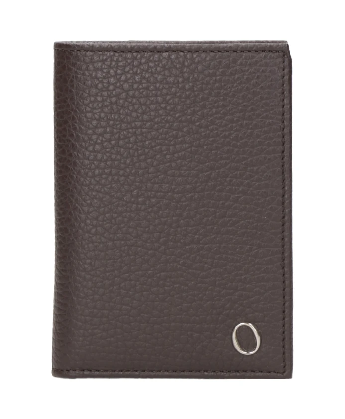 Кошелек из кованой кожи с защитой от клонирования Orciani, черный
Кошелек из кованой кожи с защитой от клонирования Orciani, черный