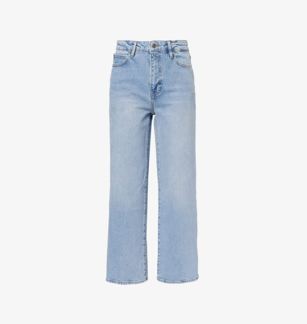 Широкие джинсы с высокой посадкой из эластичного денима с пятью карманами. Frame, цвет dolly
Широкие джинсы с высокой посадкой из эластичного денима с пятью карманами. Frame, цвет dolly