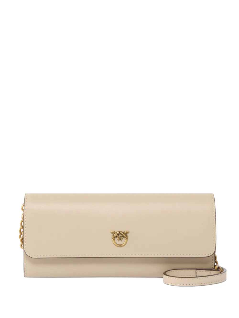 Кожаный кошелек с цепочным ремешком PINKO, нейтральный
Кожаный кошелек с цепочным ремешком PINKO, нейтральный