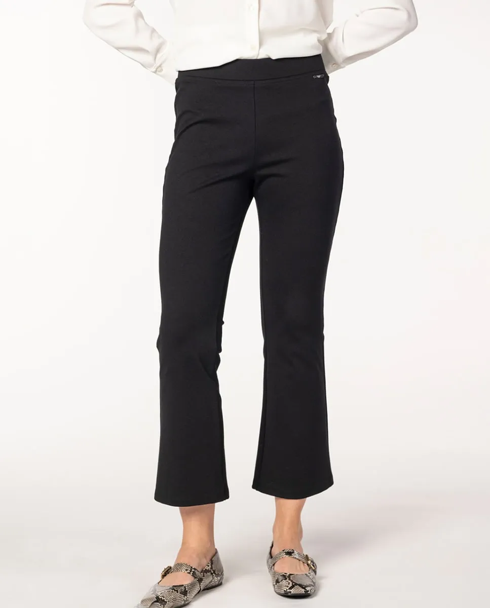 Женские расклешенные брюки из эластичного миланского трикотажа Naulover, черный
Женские расклешенные брюки из эластичного миланского трикотажа Naulover, черный