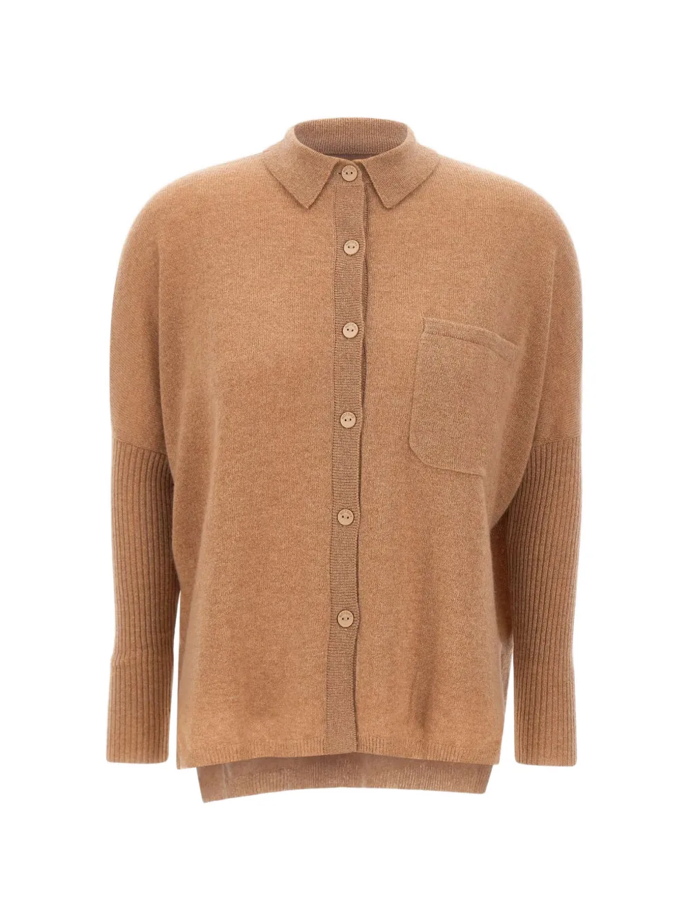 Поло на пуговицах с нагрудным карманом Not Shy, коричневый
Поло на пуговицах с нагрудным карманом Not Shy, коричневый