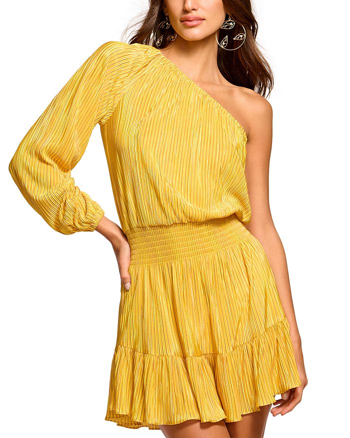 Раши Плиссе Асимметричное Мини-платье Ramy Brook, желтый
Раши Плиссе Асимметричное Мини-платье Ramy Brook, желтый