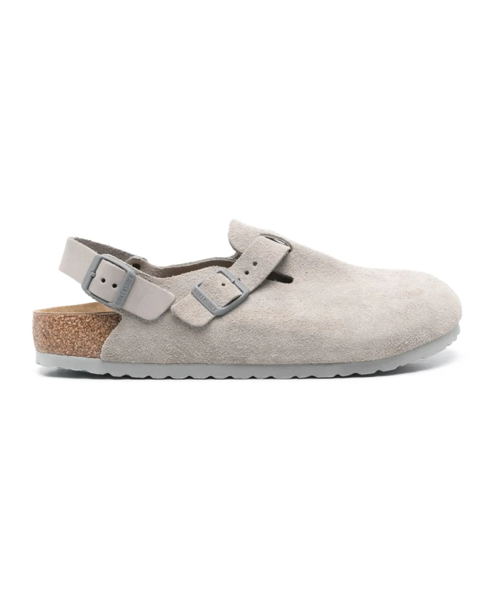 Серые туфли с пряжкой и пробковой подошвой Birkenstock, серый
Серые туфли с пряжкой и пробковой подошвой Birkenstock, серый