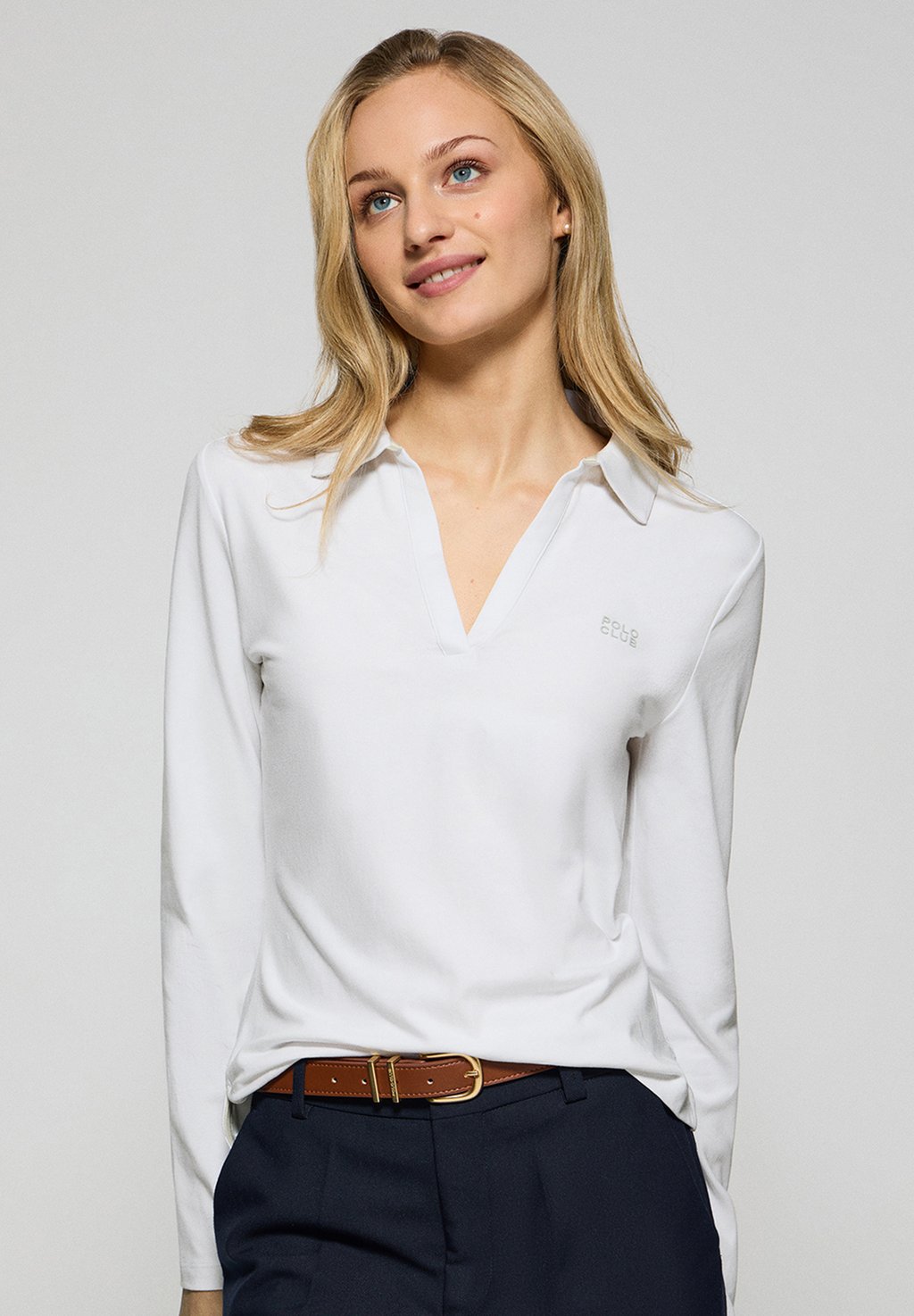 Топ с длинными рукавами V BUTTONLESS BLOCK PIA - Polo shirt Polo Club, кремовый
Топ с длинными рукавами V BUTTONLESS BLOCK PIA - Polo shirt Polo Club, кремовый