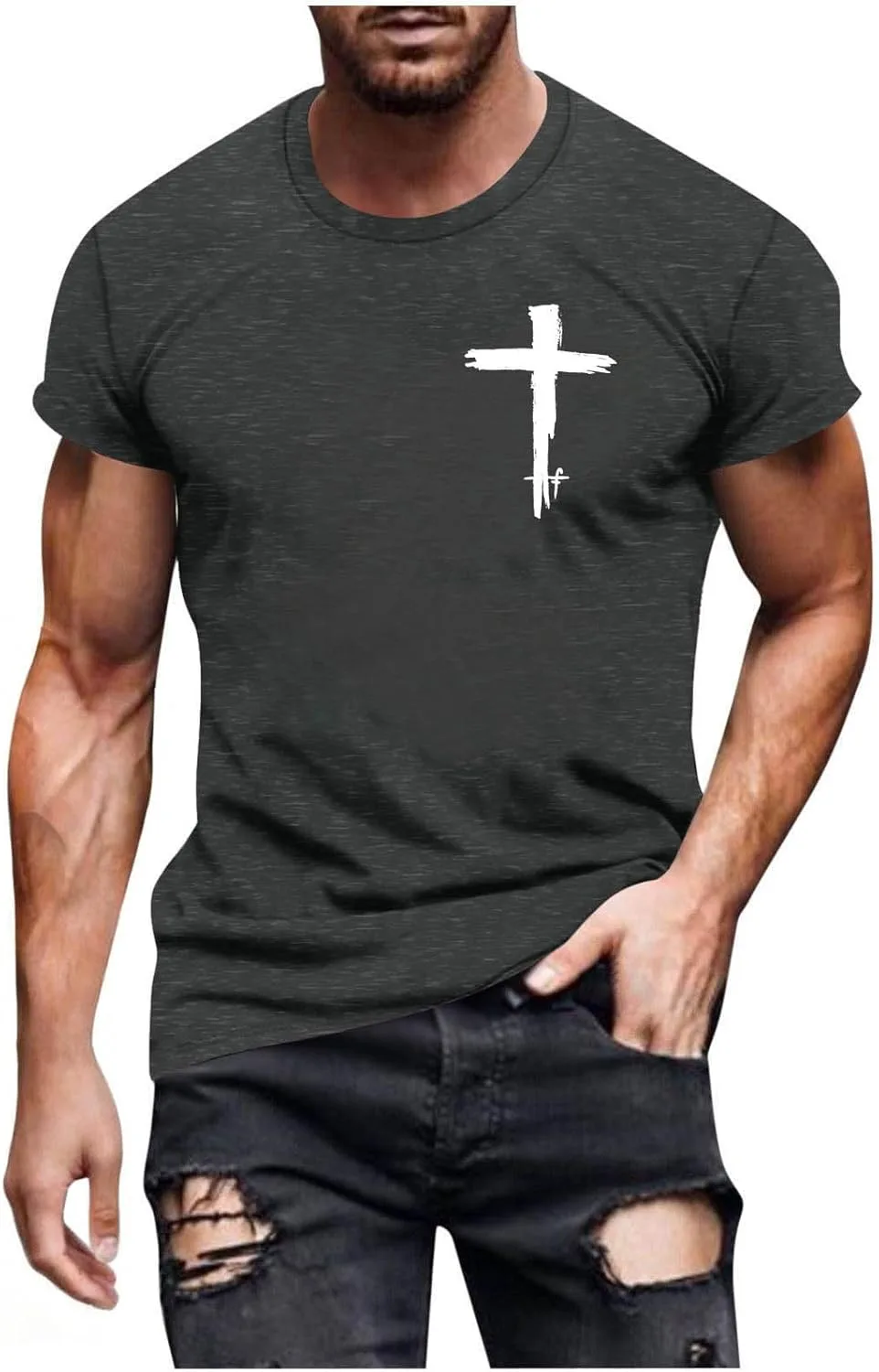 Футболка мужская Cotton с принтом Jesus Cross
Футболка мужская Cotton с принтом Jesus Cross