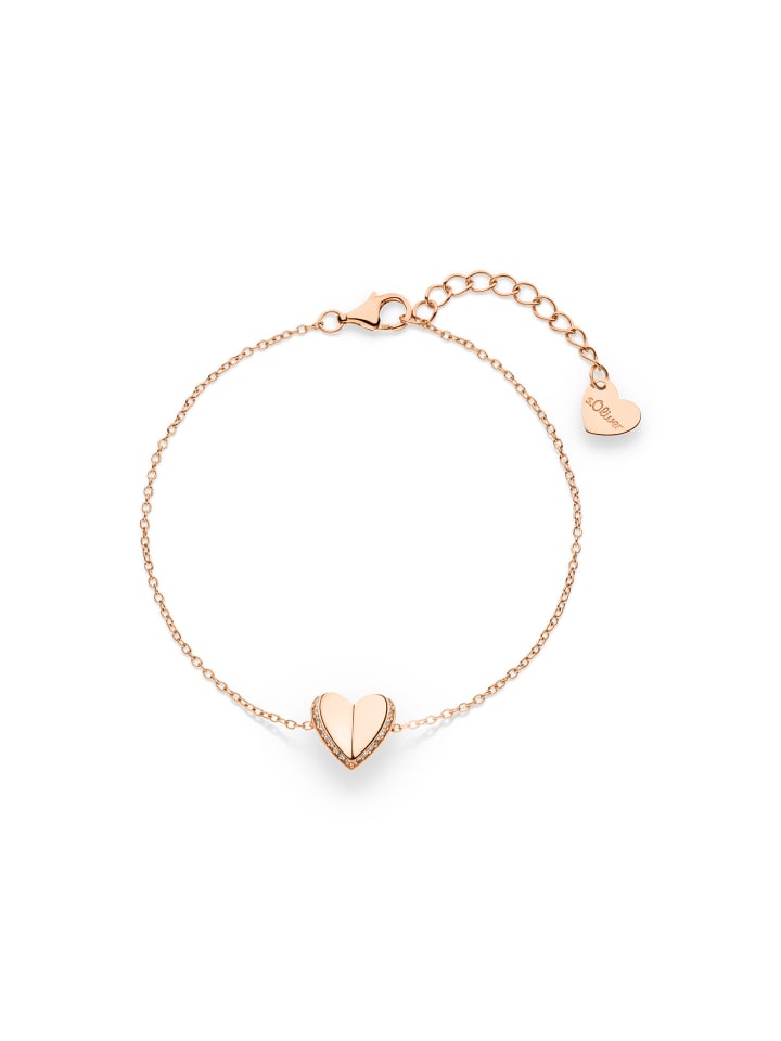 s.Oliver Браслет «Сложенное сердце» из розового золота
s.Oliver Браслет «Сложенное сердце» из розового золота