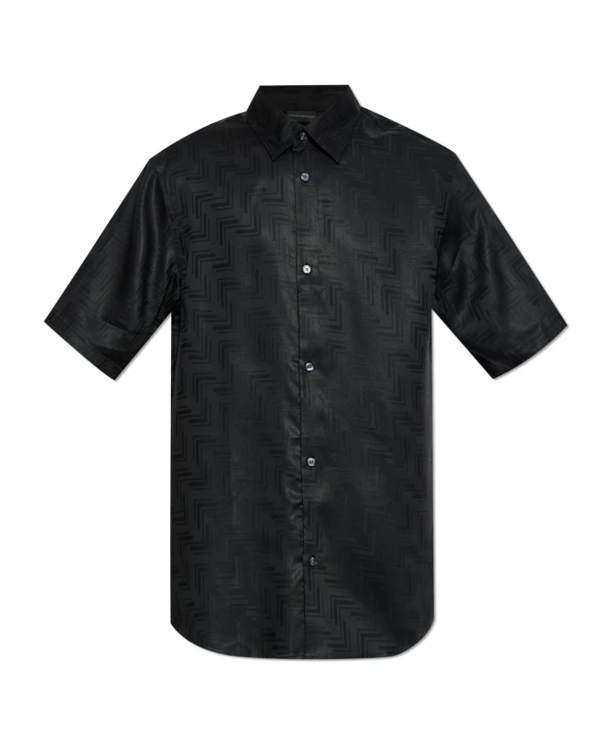 Рубашка с узором Emporio Armani, черный
Рубашка с узором Emporio Armani, черный