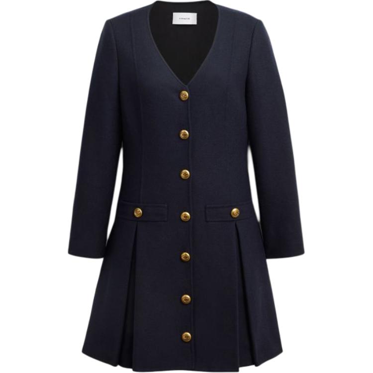 Женское платье с длинными рукавами FW25 COACH, синий
Женское платье с длинными рукавами FW25 COACH, синий