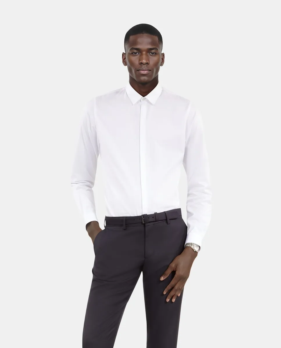 Мужская рубашка приталенного кроя с классическим воротником The Kooples, белый
Мужская рубашка приталенного кроя с классическим воротником The Kooples, белый