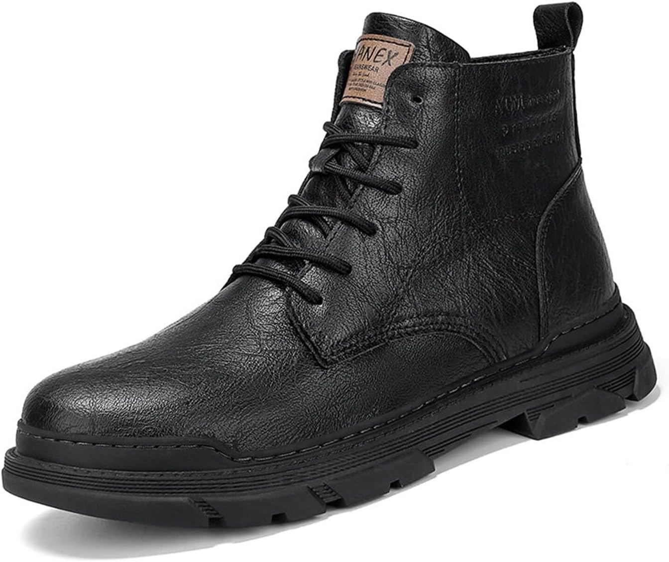 Мужские кожаные байкерские боевые ботинки с шнуровкой, ретро, с круглым носком, подошвой с протектором, ботинки чукка до щиколотки, повседневные, водонепроницаемые, оксфорды, ботинки Dmgyck, черный
Мужские кожаные байкерские боевые ботинки с шнуровкой, ретро, с круглым носком, подошвой с протектором, ботинки чукка до щиколотки, повседневные, водонепроницаемые, оксфорды, ботинки Dmgyck, черный