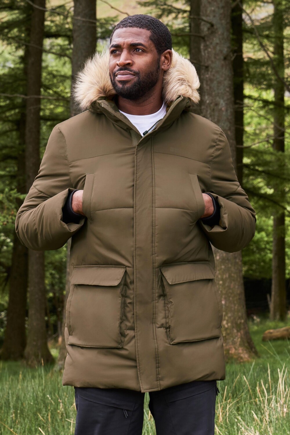 Мужская водонепроницаемая утепленная парка Fern Mountain Warehouse, зеленый
Мужская водонепроницаемая утепленная парка Fern Mountain Warehouse, зеленый