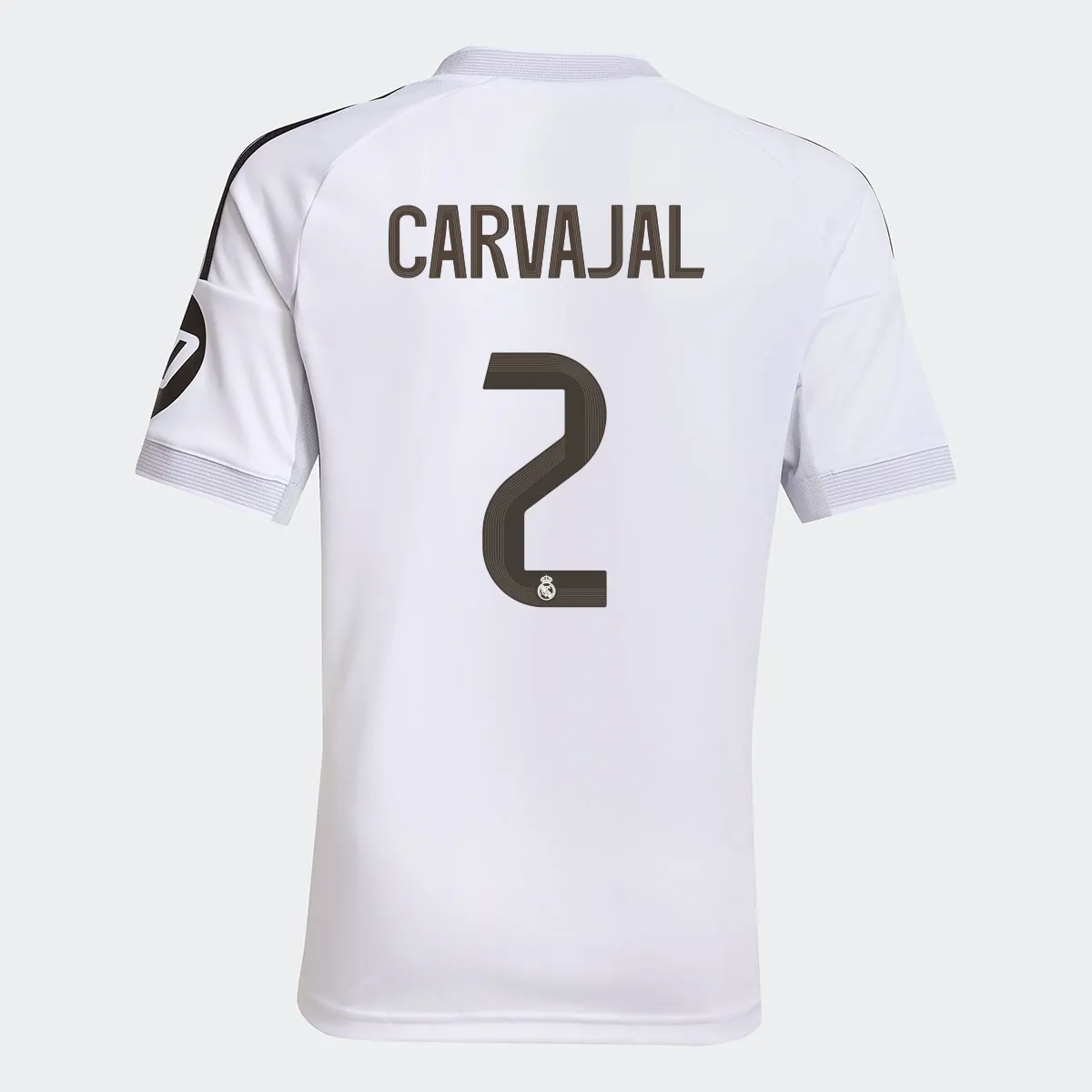 Детская футболка 1-й формы Real Madrid CF 2025-2026 Карвахаль 2 adidas, белый
Детская футболка 1-й формы Real Madrid CF 2025-2026 Карвахаль 2 adidas, белый