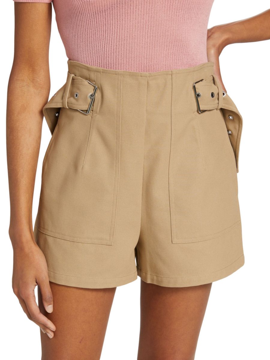 Универсальные шорты из твила с поясом 3.1 Phillip Lim, цвет Umber Tan
Универсальные шорты из твила с поясом 3.1 Phillip Lim, цвет Umber Tan