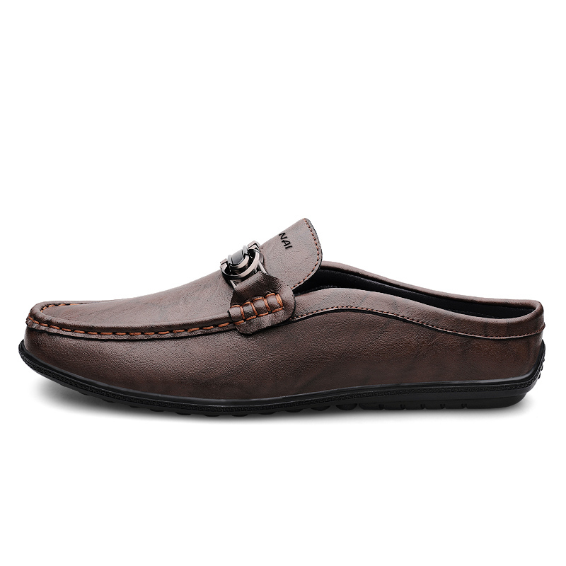 Wen Nai Мужские сандалии с закрытым носком, устойчивые к истиранию, коричневые, с резиновой подошвой
Wen Nai Мужские сандалии с закрытым носком, устойчивые к истиранию, коричневые, с резиновой подошвой