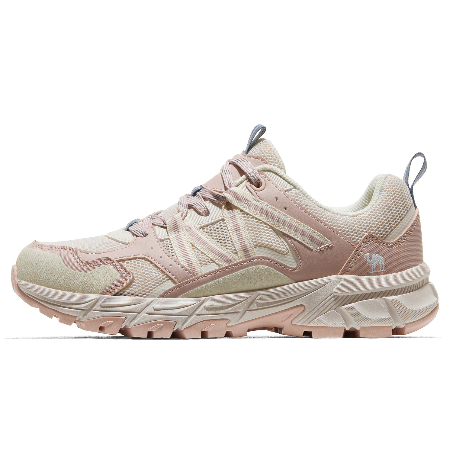 CAMEL Тенглонг 2.0 амортизирующие износостойкие низкие треккинговые туфли женские бело-розовые молочный белый/розовый, цвет Milk White/Pink 
CAMEL Тенглонг 2.0 амортизирующие износостойкие низкие треккинговые туфли женские бело-розовые молочный белый/розовый, цвет Milk White/Pink