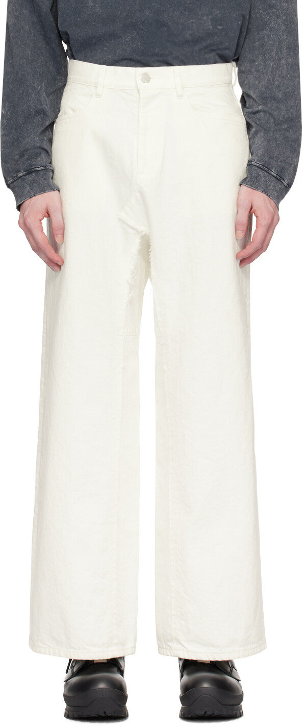 Белые джинсы изменения размера Vein
Белые джинсы изменения размера Vein