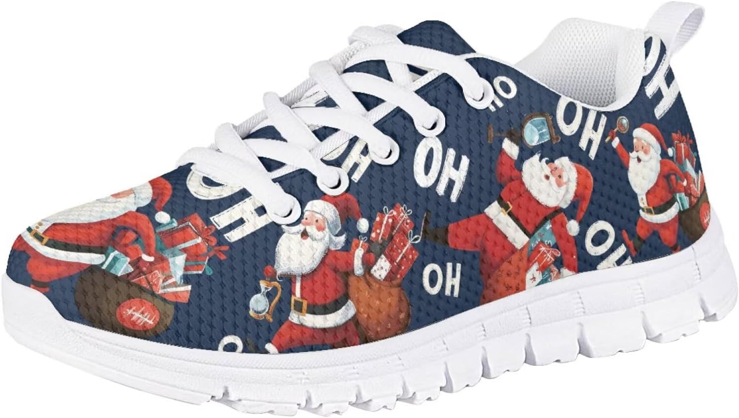 Рождественские кроссовки Forchrinse для девочек и мальчиков, легкие шнурованные ходовые кроссовки, повседневные беговые кроссовки с противоскользящей подошвой, Santa Claus Design
Рождественские кроссовки Forchrinse для девочек и мальчиков, легкие шнурованные ходовые кроссовки, повседневные беговые кроссовки с противоскользящей подошвой, Santa Claus Design