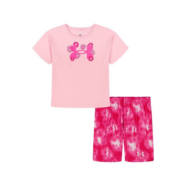 Детский комплект из футболки и шорт для девочек 4-6x Under Armour
Детский комплект из футболки и шорт для девочек 4-6x Under Armour