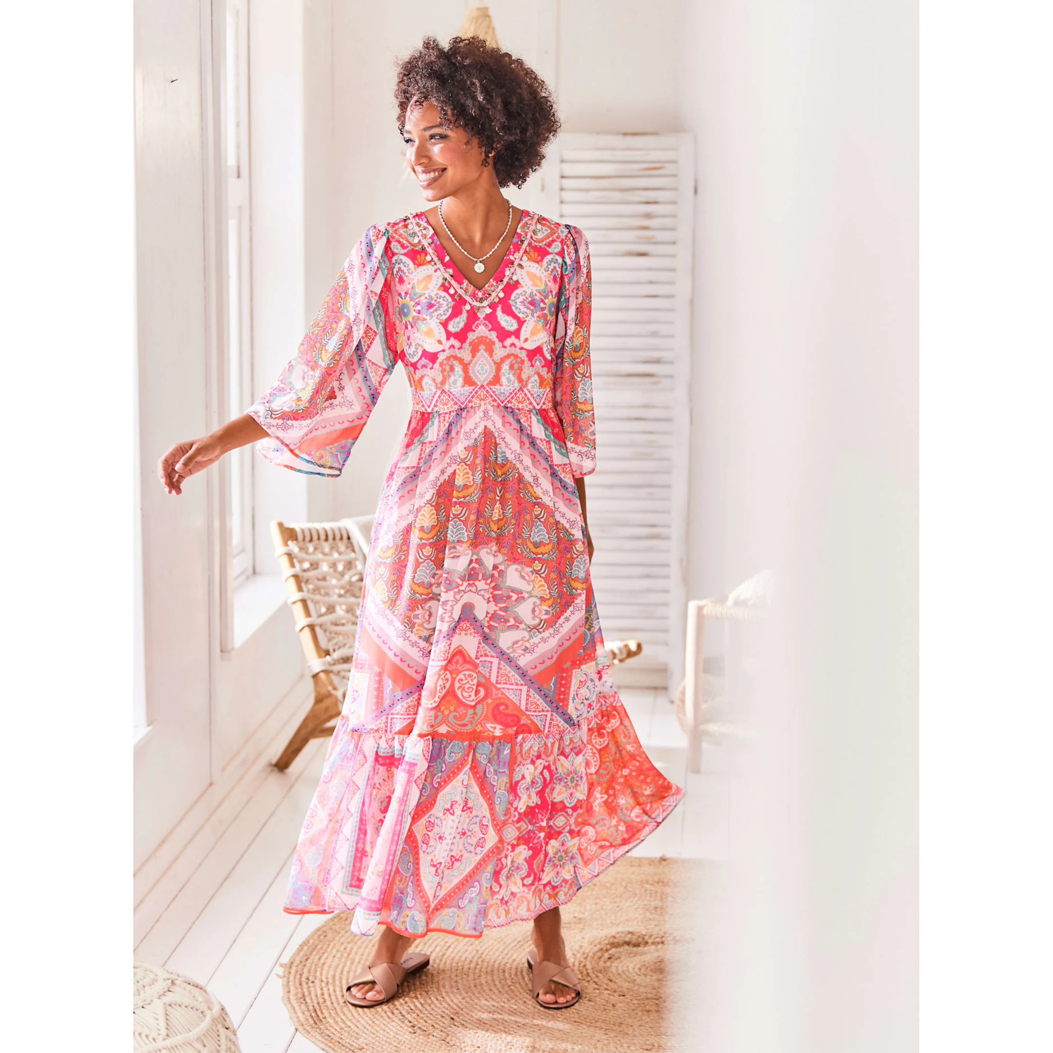 Платье макси LINEA TESINI by Heine "платье с принтом", розовый
Платье макси LINEA TESINI by Heine "платье с принтом", розовый