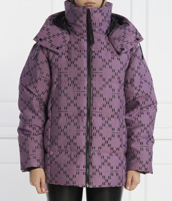 Пуховик женский Karl Lagerfeld утепленный с узором, фиолетовый
Пуховик женский Karl Lagerfeld утепленный с узором, фиолетовый