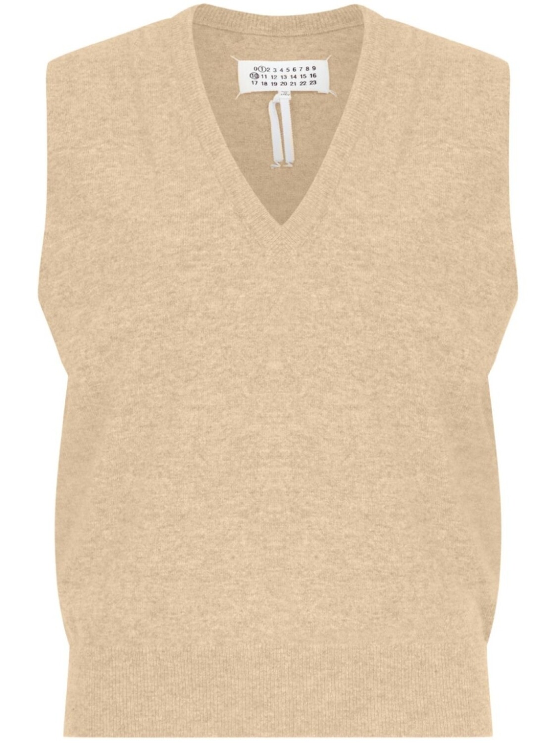 Трикотажный топ с V-образным вырезом Maison Margiela, нейтральный цвет
Трикотажный топ с V-образным вырезом Maison Margiela, нейтральный цвет