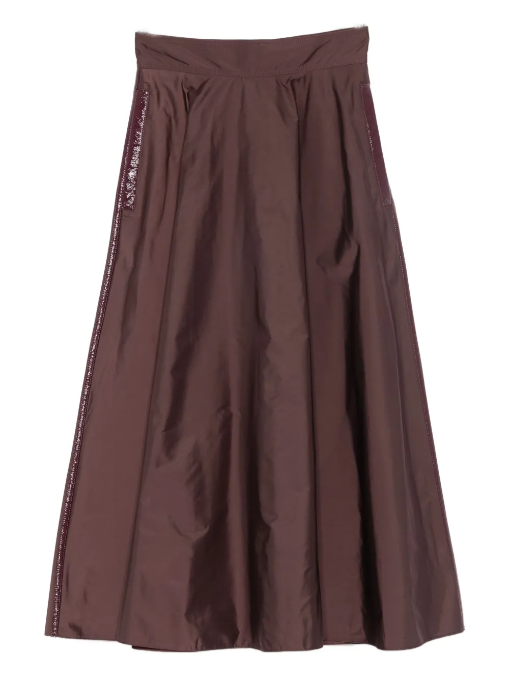 Юбка миди А-силуэта с декором Elisabetta Franchi, коричневый
Юбка миди А-силуэта с декором Elisabetta Franchi, коричневый