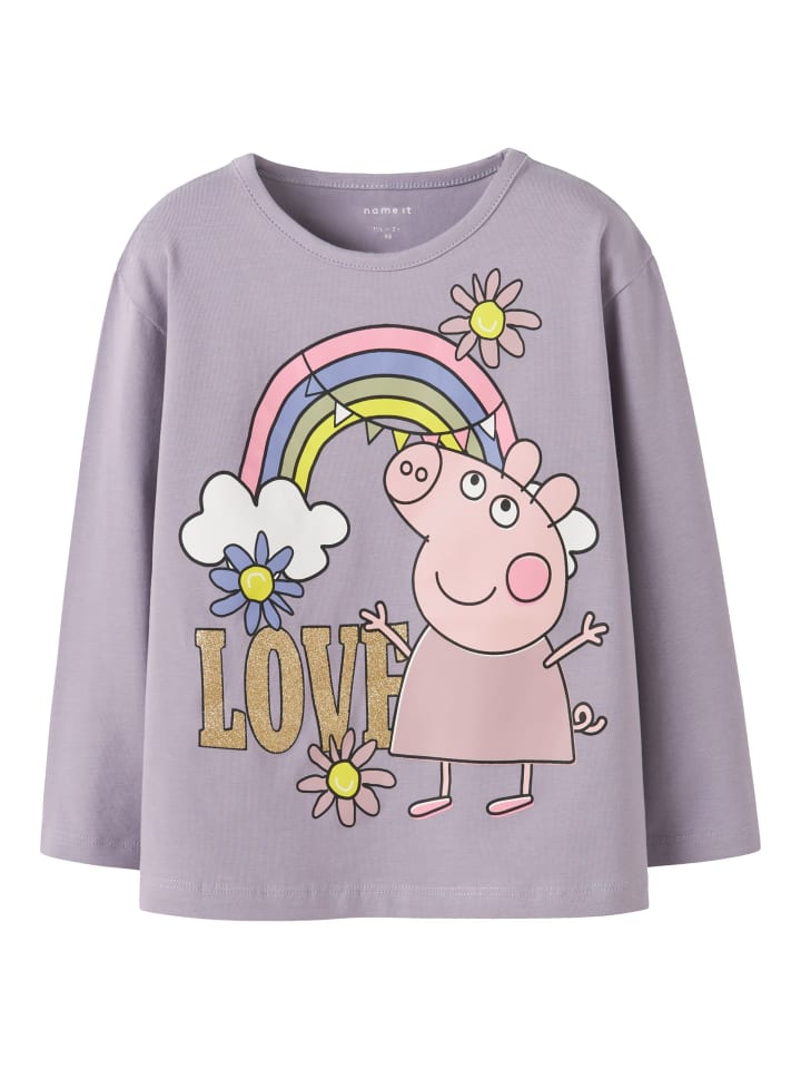 Name it Футболка с длинными рукавами Peppa Pig с блестками NMFDADA, лавандово-серого цвета
Name it Футболка с длинными рукавами Peppa Pig с блестками NMFDADA, лавандово-серого цвета
