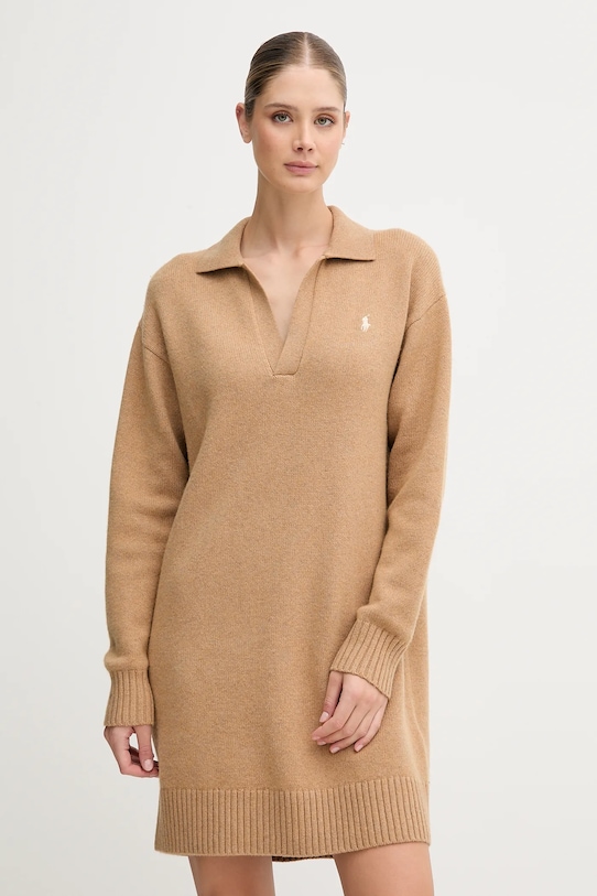 Шерстяное платье Polo Ralph Lauren, бежевый
Шерстяное платье Polo Ralph Lauren, бежевый