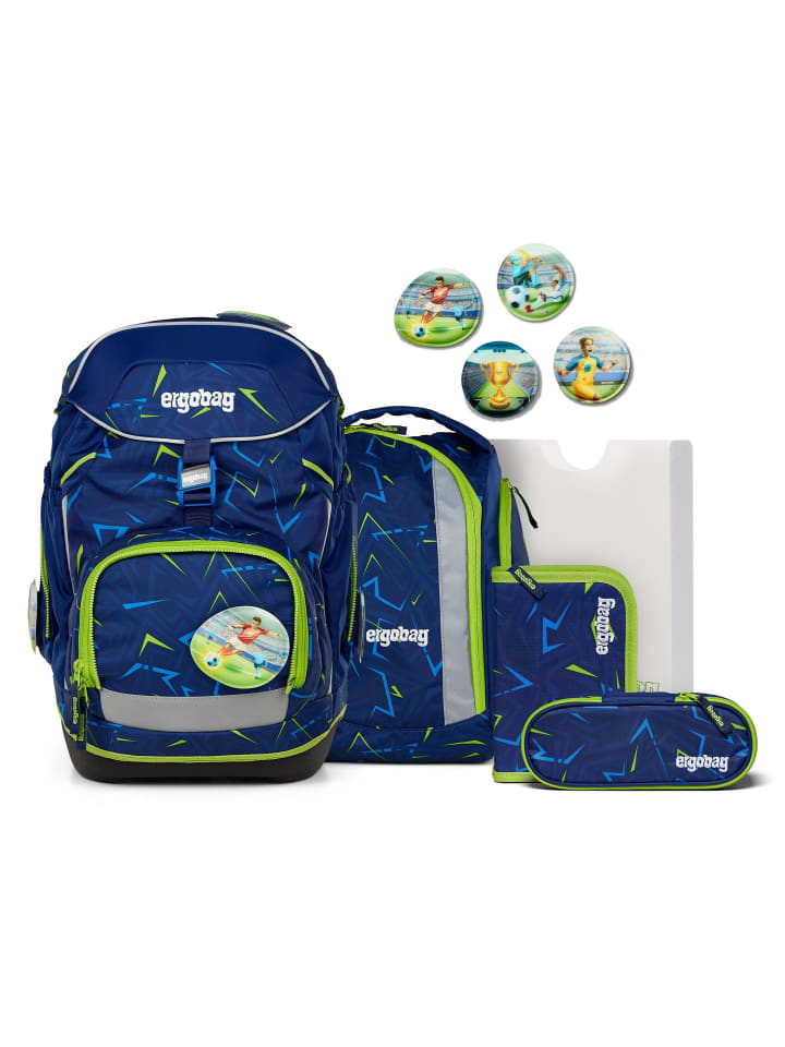 Ergobag Набор школьных сумок, 6 предметов, включая сумку на липучках, из высококачественной кожи с принтом медведя
Ergobag Набор школьных сумок, 6 предметов, включая сумку на липучках, из высококачественной кожи с принтом медведя