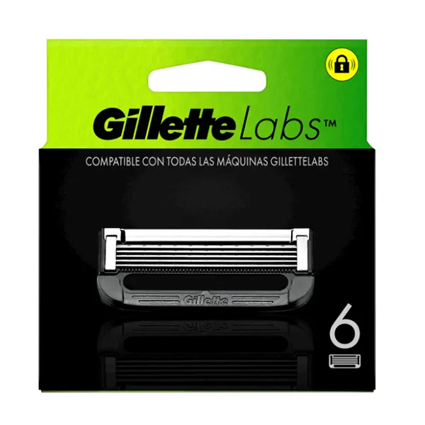 Замена бритвы Cargador Gilette Labs Gillette, 6 UD
Замена бритвы Cargador Gilette Labs Gillette, 6 UD