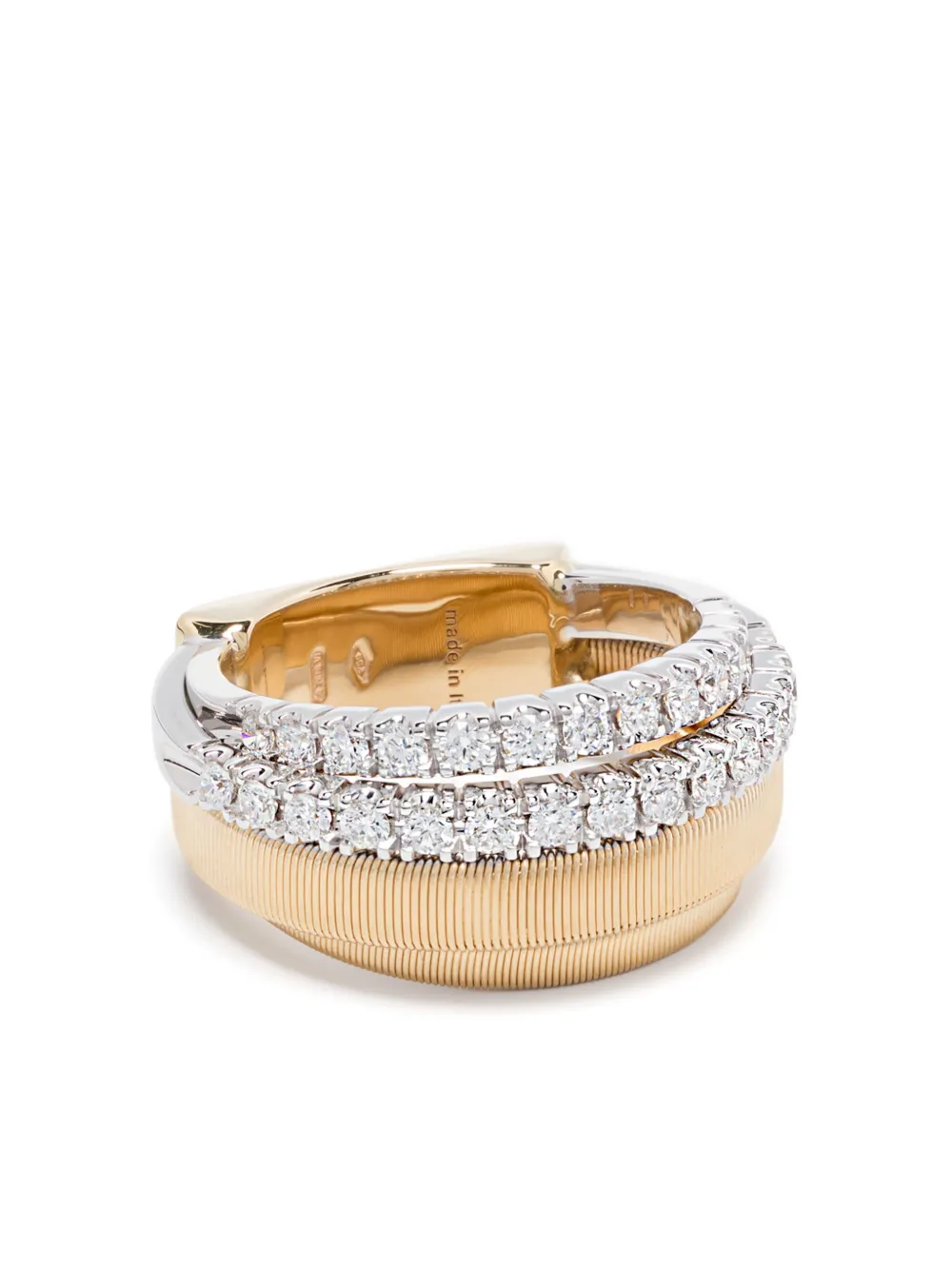 Кольцо из желтого золота с бриллиантами Marco Bicego, золотой