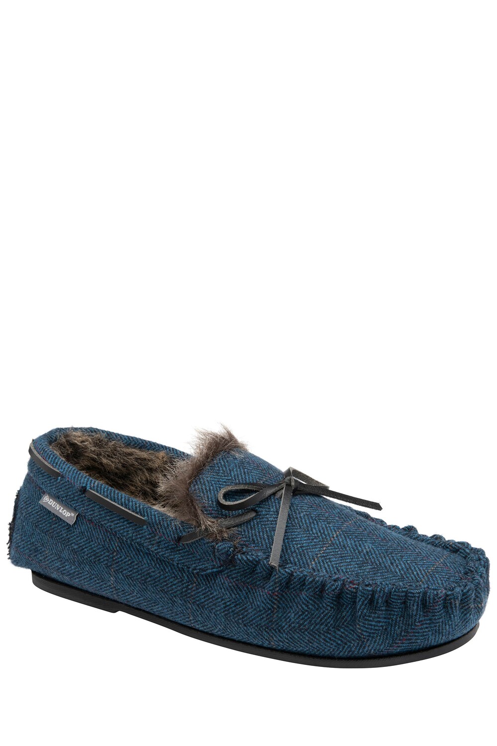 Мужские закрытые тапочки из искусственного меха Dunlop, синий
Мужские закрытые тапочки из искусственного меха Dunlop, синий
