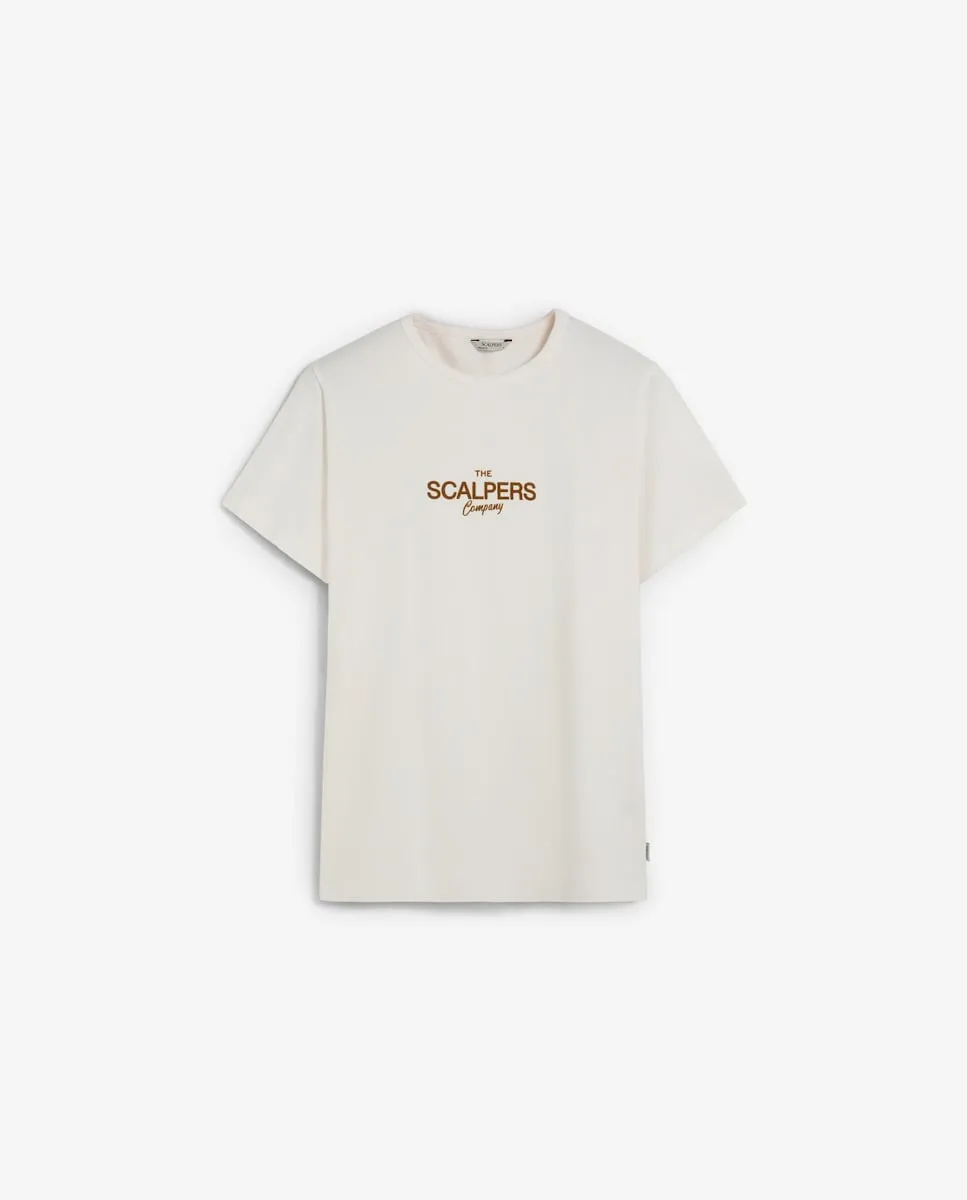 Мужская футболка с коротким рукавом, с логотипом спереди и обычным кроем Scalpers, белый
Мужская футболка с коротким рукавом, с логотипом спереди и обычным кроем Scalpers, белый