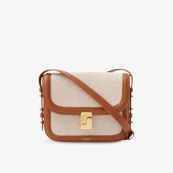 Мини-сумка через плечо Soeur Bellissima из холста и кожи, мультиколор
Мини-сумка через плечо Soeur Bellissima из холста и кожи, мультиколор