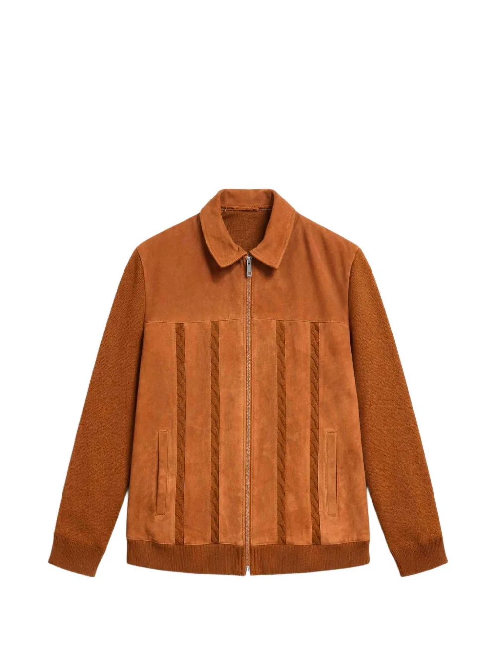 Трикотажная кофта на молнии Ter Les Héritiers, коричневый
Трикотажная кофта на молнии Ter Les Héritiers, коричневый