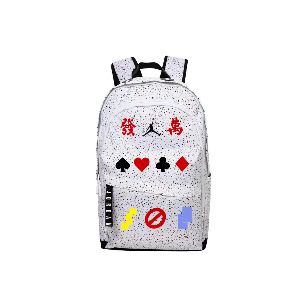 Jordan Полиэстеровый рюкзак унисекс белый, Card Hearts
Jordan Полиэстеровый рюкзак унисекс белый, Card Hearts