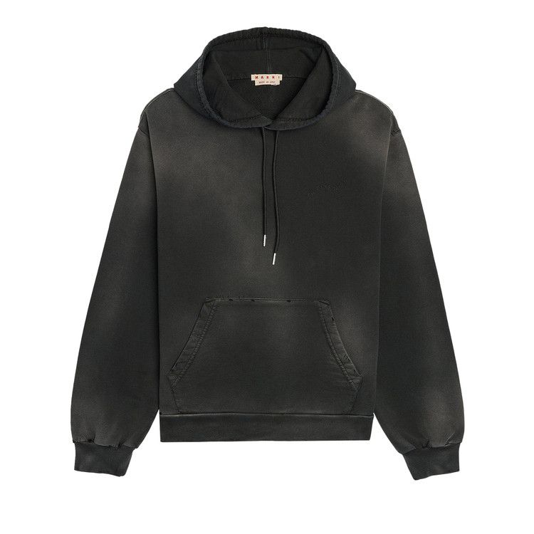 Худи Marni Mended Dyed Jersey Hoodie, Black
Худи Marni Mended Dyed Jersey Hoodie, Black