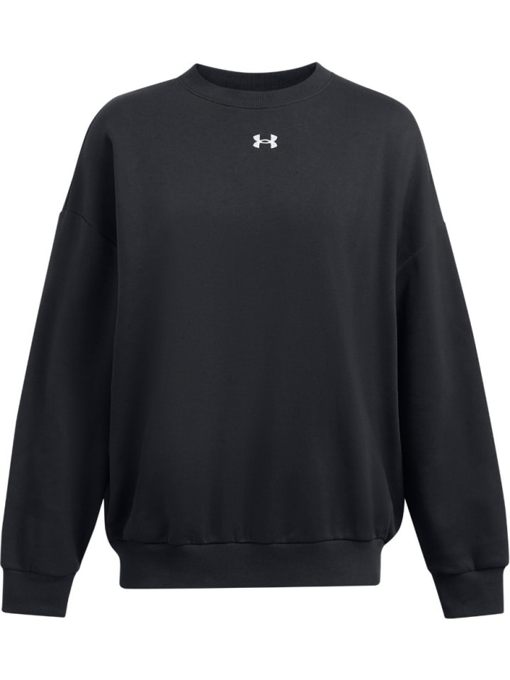 Футболка Rival Fleece Os Crew Under Armour, черный 
Футболка Rival Fleece Os Crew Under Armour, черный