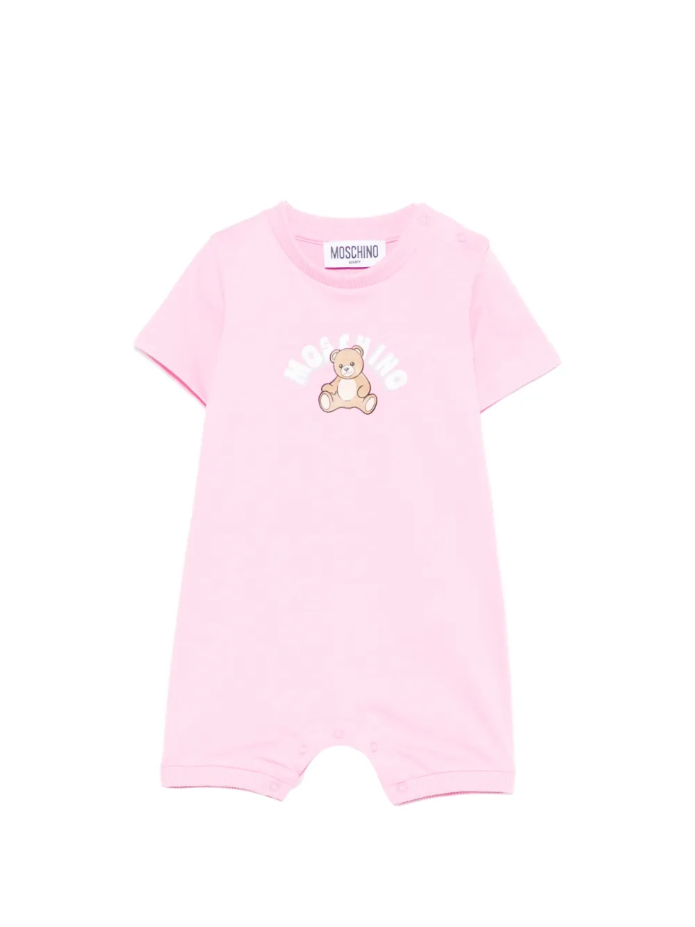 Детский комбинезон с мишкой Moschino Kids, розовый
Детский комбинезон с мишкой Moschino Kids, розовый