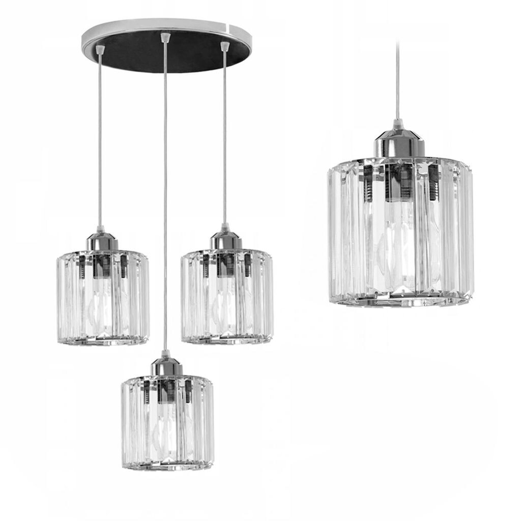 Подвесной светильник Toollight App510-3Cpr Crystal Chrome, 3 источника света E27, 13X30X12-82 см, регулируемый Toolight, серебро
Подвесной светильник Toollight App510-3Cpr Crystal Chrome, 3 источника света E27, 13X30X12-82 см, регулируемый Toolight, серебро