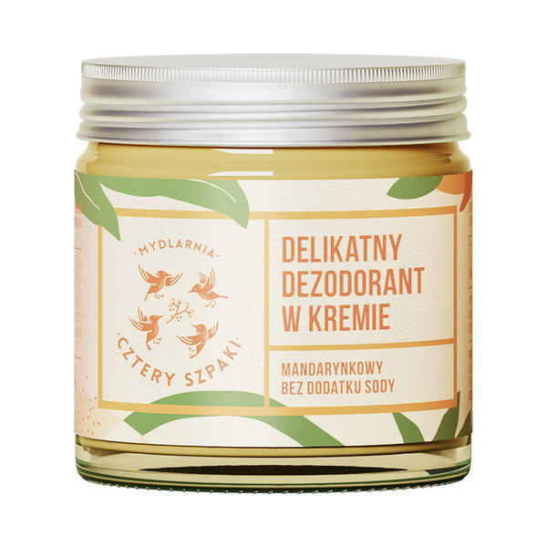 Нежный крем-дезодорант без добавления соды, мандарин, 60 мл Mydlarnia Cztery Szpaki
Нежный крем-дезодорант без добавления соды, мандарин, 60 мл Mydlarnia Cztery Szpaki